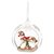 Ёлочная игрушка Festive Horse из коллекции New Year Essential - Tkano