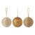 Набор ёлочных украшений Disco balls из коллекции New Year Essential, 3 шт. - Tkano