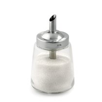 Сахарница с дозатором Weis 20 0мл, d7хh13 см, стекло, сталь нержавеющая, п/к - Weis