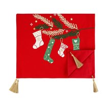 Дорожка на стол Winter wishes из коллекции New Year Essential, 45х150 см - Tkano