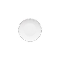 Тарелка круглая Pearl White PEP173-WHI(PEP173-02202F), цвет белый, 17 см - Costa Nova