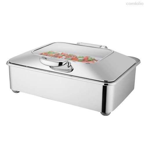 Мармит электрический 8,5 л 1/1x65 с откидной крышкой и окном Vienna - SUNNEX