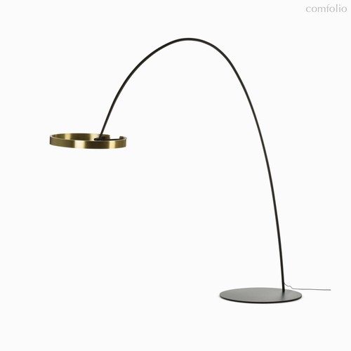 Торшер Adriana диаметр 50, цвет желтый/золотой - Cosmo