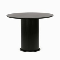 Обеденный стол Iona диаметр 100, цвет черный - Cosmo