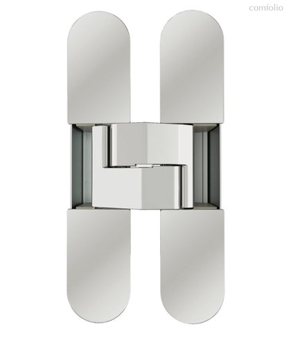 E30200.02.06 Петля скрытой установки AGB ECLIPSE 3.0 (полированный хром) + комплект накладок - AGB