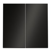 Клавиши для выключателя/переключателя двухклавишного, S70 Metal антрацит - Voltum