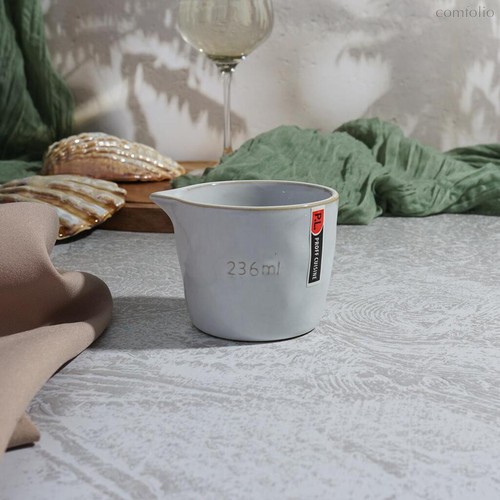 Соусник молочник 236 мл d 9,5 см h7 см круглый керамика Gray Frutti di Mare - P.L. Proff Cuisine