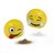 Солонка и перечница Emoji, цвет желтый - Balvi