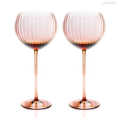 Набор бокалов для красного вина Anna Von Lipa Лион 580 мл, 2 шт, стекло хрустальное, кофейный - Anna Von Lipa