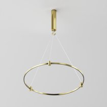 Готовая конструкция круглая D650мм c основанием под блок питания без светильников и блока питания, латунь - Maytoni