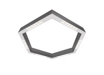 Donolux LED Eye-hex св-к накладной, 36W, 700х606мм, H71,5мм, 2330Lm, 48°, 3000К, IP20, корпус алюмин, цвет алюминий - Donolux