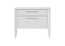 Тумба прикроватная Type 2 ящика ширина 60 см (белый) - Ellipse
