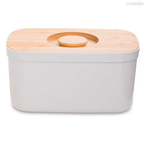 Хлебница с разделочной доской из бамбука Joseph Joseph 18x37x22см, белая - Joseph Joseph