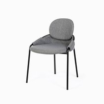 Обеденный стул Claudio, цвет серый/черный - Cosmo