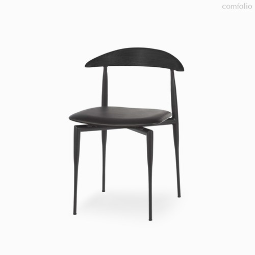 Обеденный стул Wagner, цвет матовый черный/черный - Cosmo