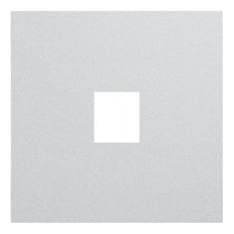 Лицевая панель для одиночной информационной розетки 35441 SV, серебро