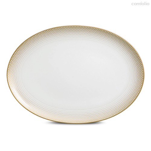 Блюдо овальное Narumi Сверкание топаза 30 см, фарфор костяной - Narumi