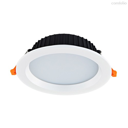 Donolux LED Ritm Светильник встраиваемый, 24W, 2280Lm, D195xH65мм, 4000К, IP44, 120°, Ra>80, монтаж., цвет белый - Donolux