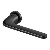 Дверная ручка на круглом основании COLOMBO Robocinque ID61RSB/0-NM матовый черный