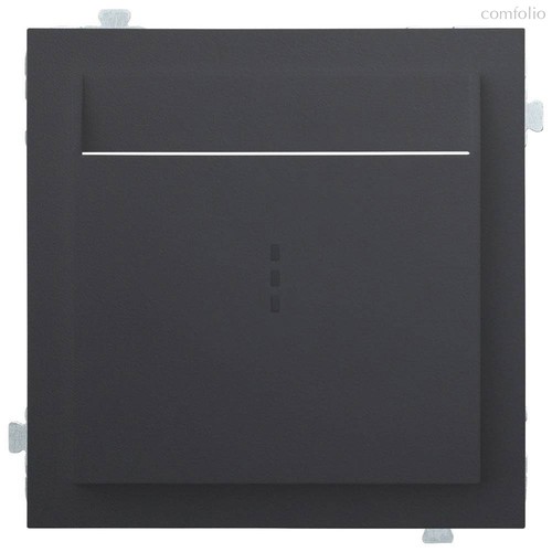 Лицевая панель для карточного выключателя 35731 MB, черный сатин - Rikett