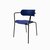 Обеденный стул Pedigree c подлокотниками, цвет синий/черный - Cosmo
