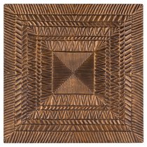 Панно декоративное Square Brass (В), цвет Состаренная латунь - Covali