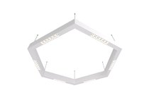 Donolux LED Eye-hex св-к подвесной, 36W, 900х780мм, H71,5мм, 2200Lm, 34°, 3000К, IP20, корпус белый,, цвет белый - Donolux