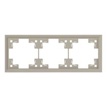 Трехместная рамка классик 35930 LT, латте - Rikett