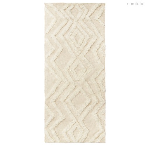 Ковер из новозеландской шерсти и хлопка Imphal из коллекции Ethnic, 70x160см - Tkano