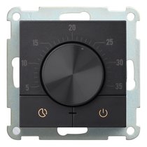 Поворотный термостат, черный 32234 BK, черный - Rikett