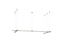 Magnet Modular System «CODE 1.2», L2000хL1000x2хH95-3000 мм (высота регулируется), DC24V, подвесное основание для модульных светильников, темная бронза, блок питания в комплект не входит - Donolux