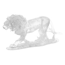 Фигурка Decor de Table Pate de Verre Cristal Лев 22 см, хрустальное тесто, белая, п/к - Decor De Table