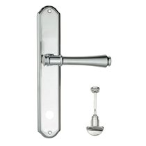 Дверная ручка на планке Fratelli Cattini "PICCO" WC-2 PL02-CR полированный хром - Fratelli Cattini