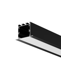 Алюминиевый профиль встраиваемый с накладным фланцем 50x35 (Черный, 2 м), ALM-5035T-B-2M 632012 - Maytoni