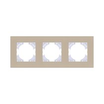 Рамка 3-постовая, стекло золотой Kollinger Reflex MG RM3GD - Kollinger