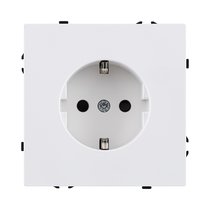 Розетка штепсельная SCHUKO 16A/250 В, белый матовый Kollinger Eclipse EC-014WH - Kollinger