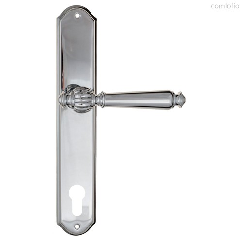 Дверная ручка на планке Fratelli Cattini MARANI CYL PL02-CR полированный хром - Fratelli Cattini