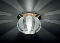 Donolux Светильник встраиваемый декоративный хрустальный, золото D 80 H 70 мм, галог. лампа GY 6.35. - Donolux