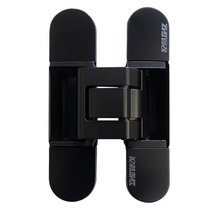 KUBICA HYBRID K6380 38CM NR петля скрытая универсальная асимметричная, цвет ЧЕРНЫЙ (80 kg) - Koblenz