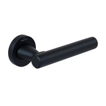 Дверная ручка KNURLINGS NORA SMOOTH, гладкая МР24 черный - Cebi