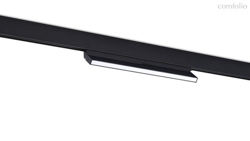 Led св-к для Slim Line, Line, DC 48В 12Вт, L289xW12, 5xH82 мм, 800Лм, 90°, 3000К, недиммируемый, IP20, Ra>90, черный - Donolux
