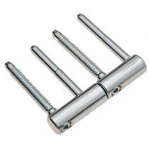 182RL1AN.01 Петля ввертная 3-D регулировка Ø14 универсальная (60 kg) оцинкованная - La Florida