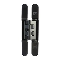 KUBICA HYBRID K2460CM NO петля скрытая универсальная асимметричная, цвет ЧЕРНЫЙ (60 kg) - Koblenz