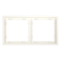 Рамка пластиковая VOLTUM S70 на 2 пост, хлопок - Voltum